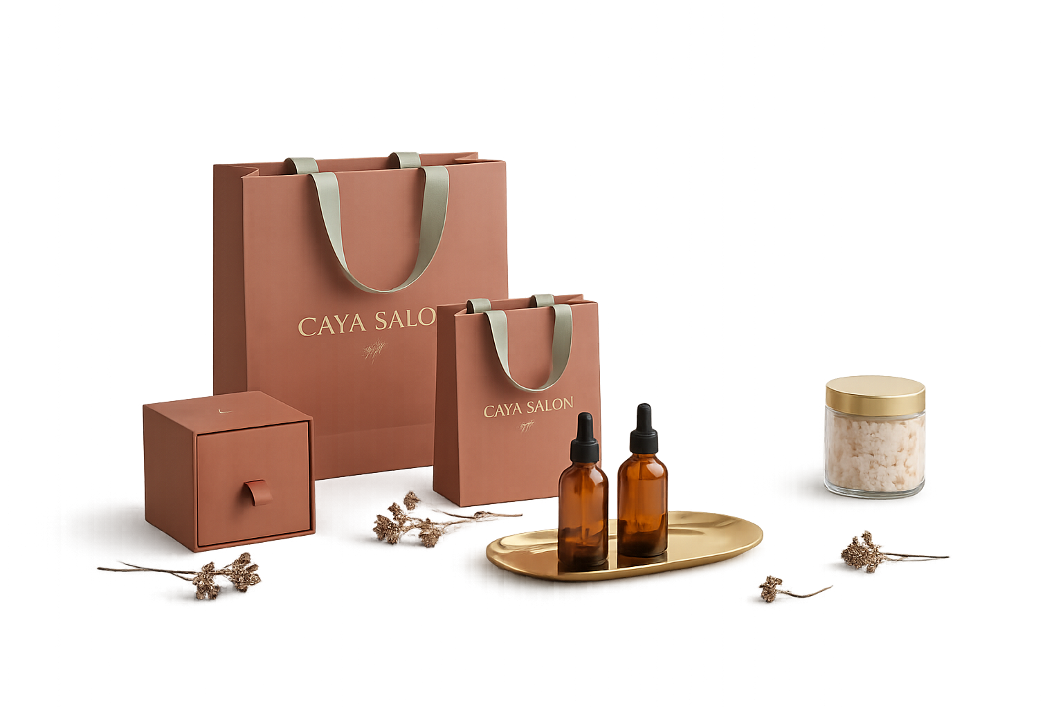 elegant cosmetic packaging collection